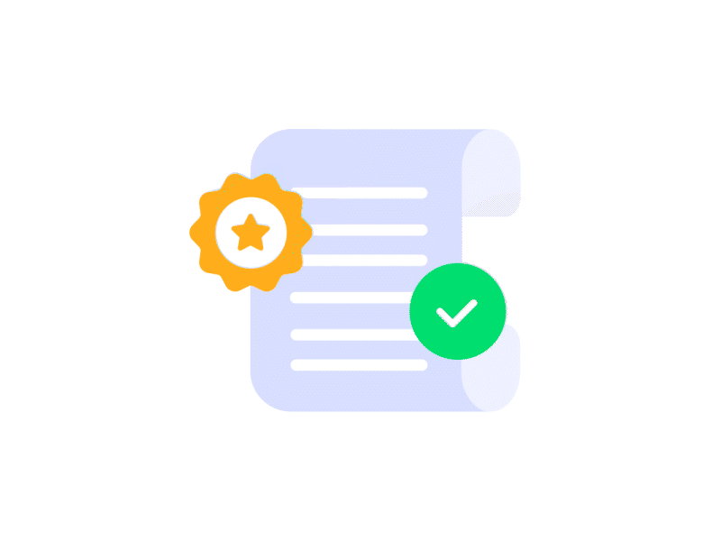 Certificate verification illustration